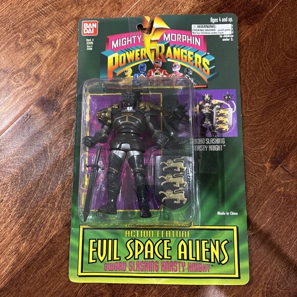 Mighty Morphin Power Rangers Evil Space Aliens Sword Slashing Knasty Knight#2330 - Picture 1 of 14